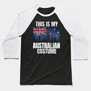 This Is My Australian Costume for Men Vintage Australian Baseball T-Shirt